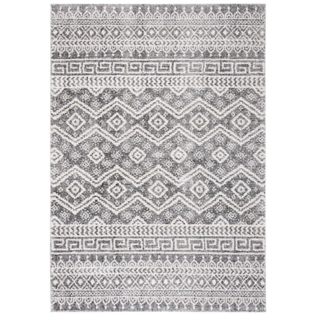 Safavieh Tunisia Power Loomed Runner Area RugBlack & Ivory 2 x 8 ft. TUN737Z-28